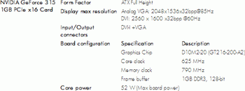 GeForce 315